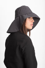 Load image into Gallery viewer, Wide Brim Bucket Hat - Anthracite