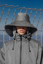 Load image into Gallery viewer, Wide Brim Bucket Hat - Silver Grey