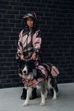 Load image into Gallery viewer, Kids Poncho - Leaf Peach