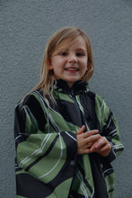 Load image into Gallery viewer, Kids Poncho - Leaf Olive