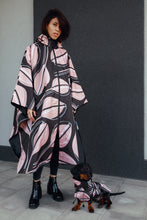 Load image into Gallery viewer, Poncho - Leaf Peach