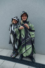 Load image into Gallery viewer, Kids Poncho - Leaf Olive