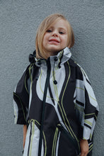 Load image into Gallery viewer, Kids Poncho - Leaf White