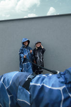 Load image into Gallery viewer, Kids Poncho - Turtle Blue