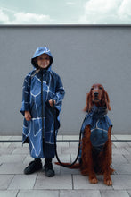 Load image into Gallery viewer, Kids Poncho - Turtle Blue