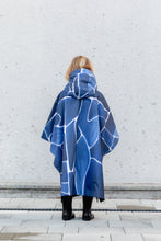 Load image into Gallery viewer, Kids Poncho - Turtle Blue