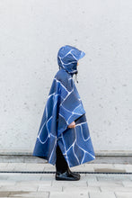 Load image into Gallery viewer, Kids Poncho - Turtle Blue