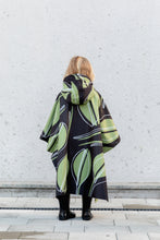 Load image into Gallery viewer, Kids Poncho - Leaf Olive