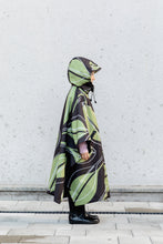 Load image into Gallery viewer, Kids Poncho - Leaf Olive