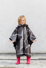 Load image into Gallery viewer, Kids Poncho - Turtle Grey