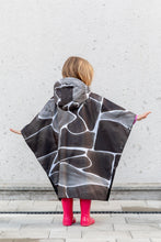 Load image into Gallery viewer, Kids Poncho - Turtle Grey