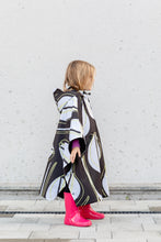Load image into Gallery viewer, Kids Poncho - Leaf White