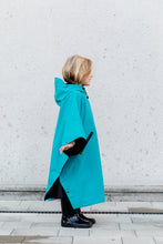 Load image into Gallery viewer, Kids Poncho - Turquoise
