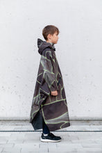 Load image into Gallery viewer, Kids Poncho - Turtle Olive