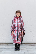 Load image into Gallery viewer, Kids Poncho - Stains Salmon