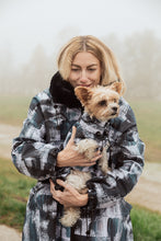 Load image into Gallery viewer, Dog Raincoat - Stains Turquoise