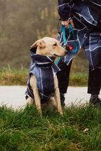 Load image into Gallery viewer, Dog Raincoat - Turtle Blue