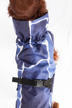 Load image into Gallery viewer, Dog Raincoat - Turtle Blue