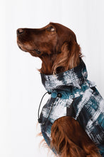 Load image into Gallery viewer, Dog Raincoat - Stains Turquoise
