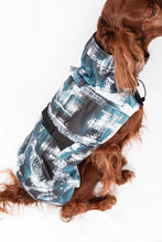 Load image into Gallery viewer, Dog Raincoat - Stains Turquoise