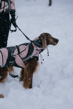 Load image into Gallery viewer, Dog Winter Coat - Leaf Peach