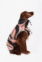 Load image into Gallery viewer, Dog Raincoat - Leaf Peach