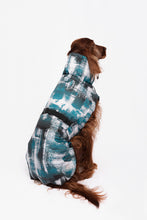 Load image into Gallery viewer, Dog Winter Coat - Stains Turquoise