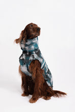 Load image into Gallery viewer, Dog Winter Coat - Stains Turquoise