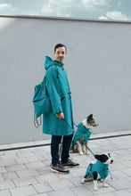 Load image into Gallery viewer, Dog Raincoat - Turquoise