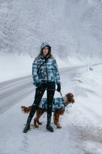 Load image into Gallery viewer, Dog Winter Coat - Stains Turquoise