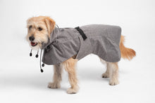 Load image into Gallery viewer, Dog Extended Raincoat - Silver Grey
