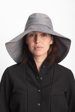 Load image into Gallery viewer, Wide Brim Bucket Hat - Silver Grey
