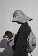 Load image into Gallery viewer, Wide Brim Bucket Hat - Silver Grey
