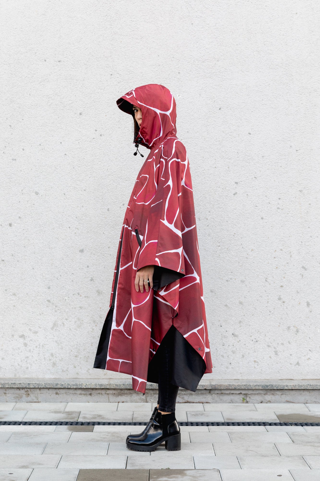 Poncho - Turtle Red