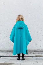 Load image into Gallery viewer, Kids Poncho - Turquoise
