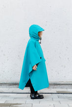 Load image into Gallery viewer, Kids Poncho - Turquoise
