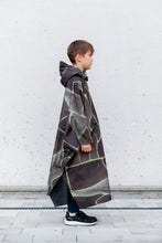 Load image into Gallery viewer, Kids Poncho - Turtle Olive
